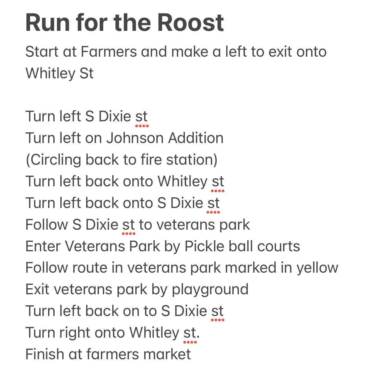 World Chicken Festival London, Kentucky “Run for the Roost” 5K Race