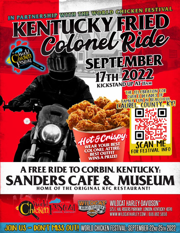 World Chicken Festival London, Kentucky Kentucky Fried Colonel Ride